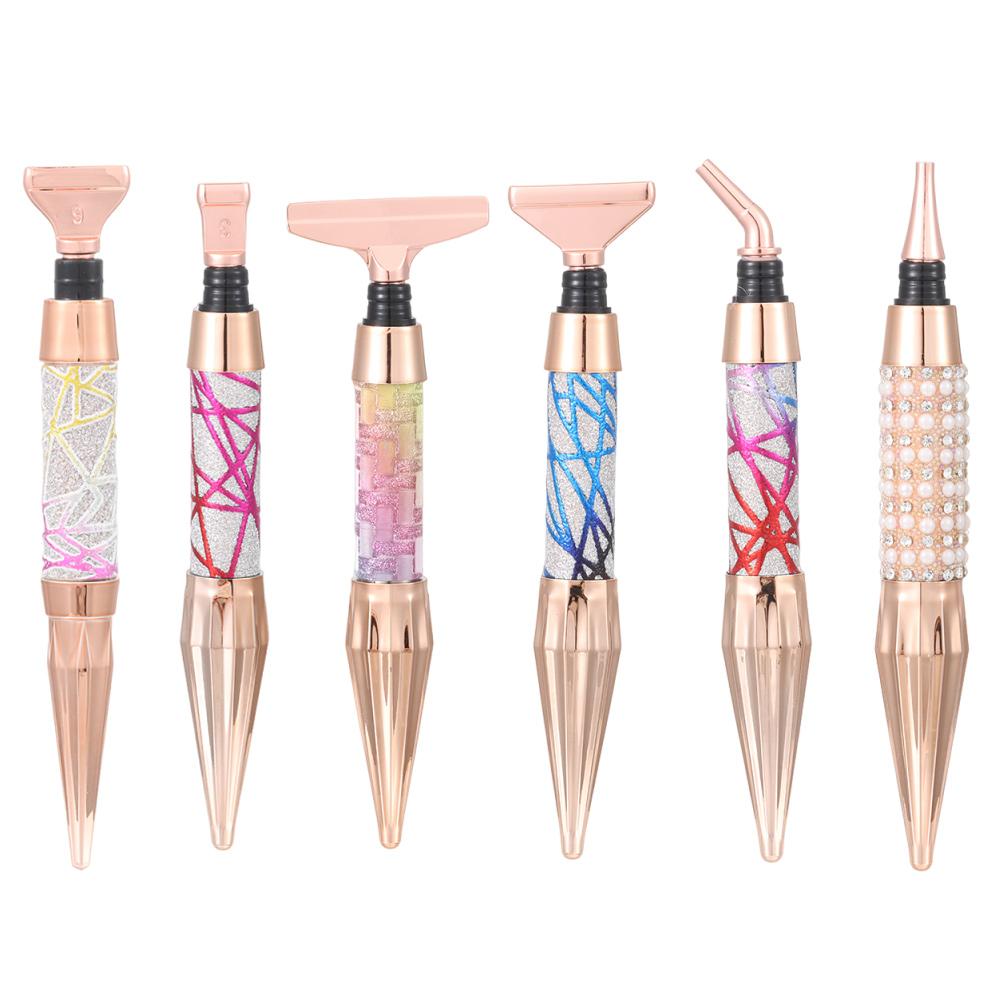 Вышивка крестиком, блестящая Алмазная алмазная живопись, ручка, дрель, ручки, аксессуары для алмазной живописи