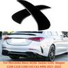 Rear Bumper Lip Splitter Spoiler Side Canards For Mercedes Benz W206 Sedan S206 Wagon C200 C220 C300 C43 C63 AMG 2021 2022 2023+
