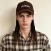 Visors Hats Black Baseball Cap with Dreadlocks Long Dirty Braid Hip Hop Hat  Summer