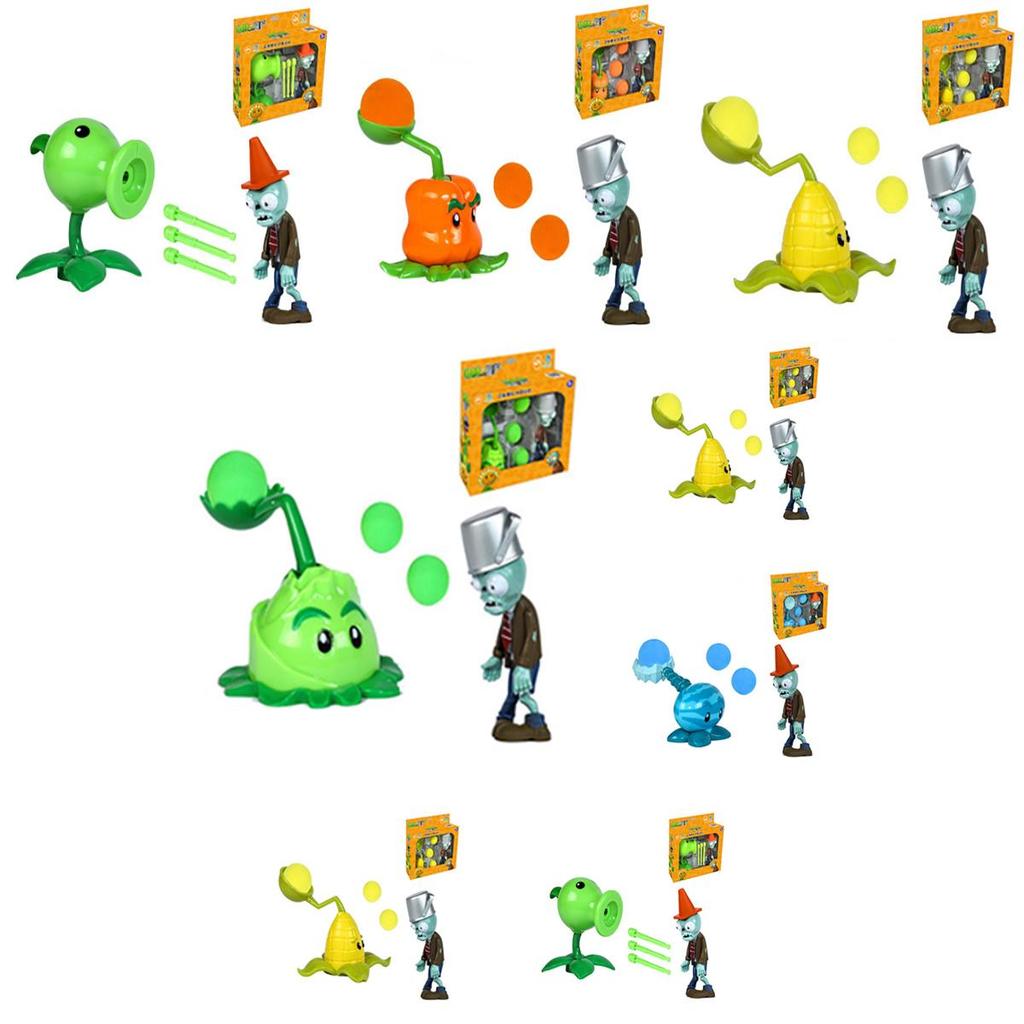 Увлекательный игровой набор Plants Vs Zombies с яркими мини-фигурками для детей