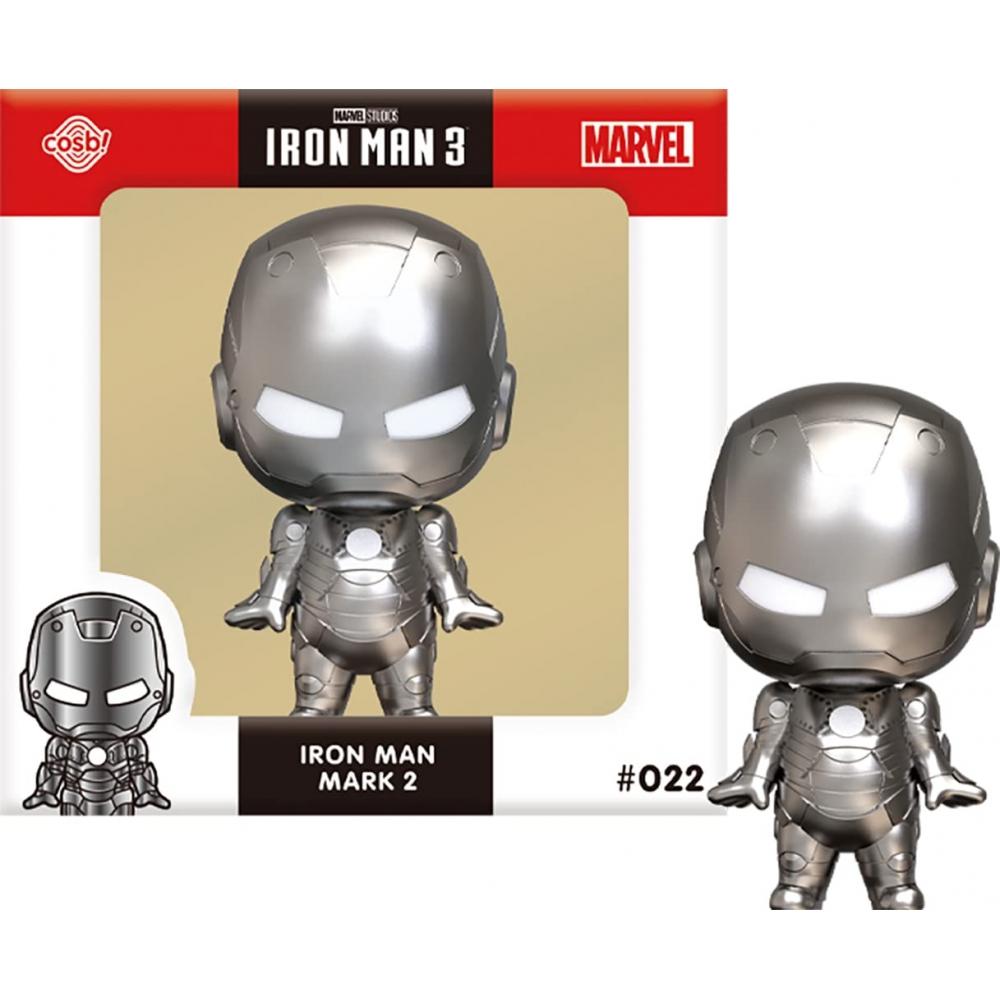 Cosbi Marvel Collection Movie Iron Man 3 Iron Man Mark 2 #022 Non-Scale Figure Silver Height Approx. 8 Cm CBX061