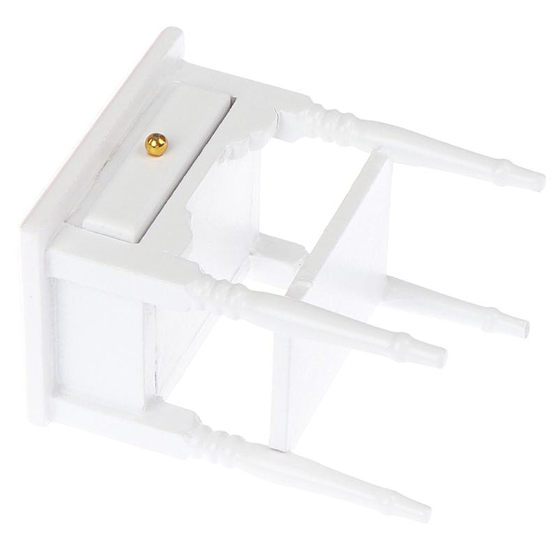 1шт 1:12 Кукольный домик Миниатюрная мебель Прикроватный шкаф Кукольный дом Декор комнаты