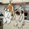 4pcs Bathroom Towels, New Creative Dog Hand Towels, For Bathroom, Kitchen, Restaurant, Kitchen Cleaning, Coral Fleece Absorbent