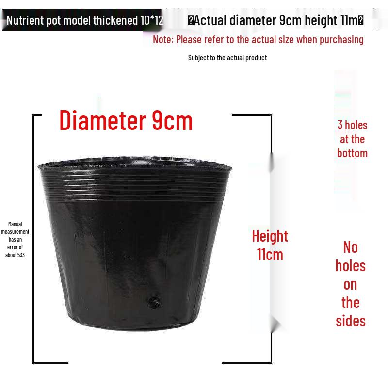Disposable Plastic Seedling Pots for Gardening and Planting