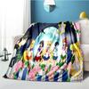 Cute Japanese Cartoon Plush S-Sailor Moons Blanket Light Four Seasons Family Light Sheet Sofa Cover Travel Warm Blanket