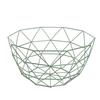 Современная геометрическая проволочная корзина, миска для хранения фруктов, держатель для посуды, стеллаж для выставки товаров