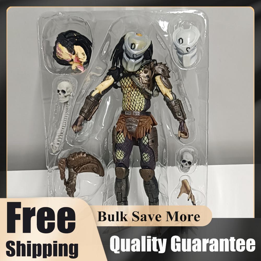 NECA Фигурка Хищника Ultimate Шаман Старейшина В Броне Затерянный Воин Охотник из Джунглей Хищник с Змеиным Зрением Фигурка Чужого Модель Игрушка Подарки