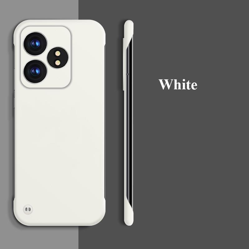 Ультратонкий безрамочный матовый чехол для ПК с защитой от отпечатков пальцев для Xiaomi Poco F6 F5 F4 F3 Pro, противоударный чехол-накладка