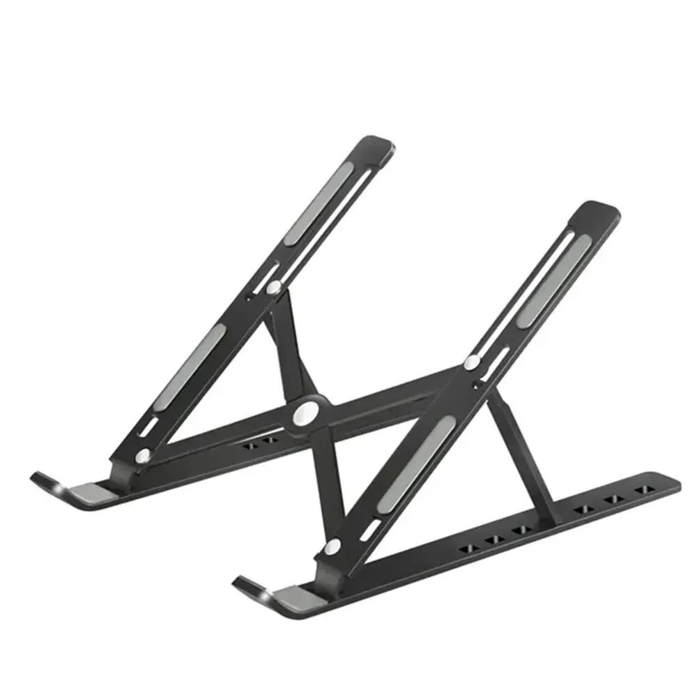 Портативная подставка для ноутбука, алюминиевая подставка для ноутбука, компьютерный кронштейн, держатель для Macbook Air Pro, аксессуары, складная подставка для ноутбука