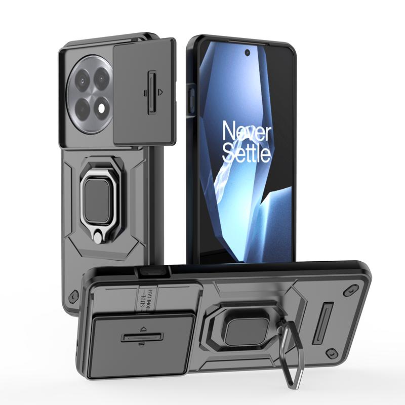 For Oneplus 13R Ace 5 Pro Case Shockproof Armor Slide Camera Funda For One Plus 1+ Ace5 Oneplus13R Magnetic Holder Ring Cover