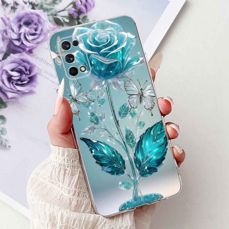 Чехол для Realme 7 Pro RMX2170 Роскошный Модный Расписной Чехол Мягкий Силиконовый Чехол для Телефона Для Realme 7 5G RMX2111 Realme7 Pro 4G Оболочка