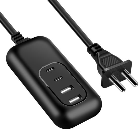 Многопортовое зарядное устройство USB, удлинитель Plug Play, компактный размер, широкая совместимая розетка для зарядной станции для телефона