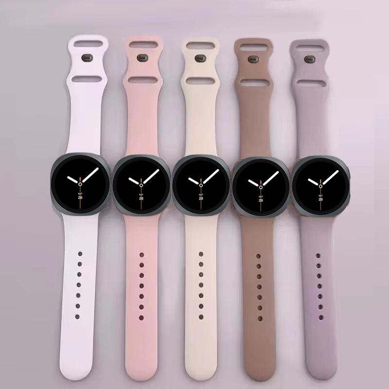 Ремешок для Samsung Galaxy watch 8 ремешок 44мм 40мм Замена Наручный Спортивный Силиконовый Браслет Correa Galaxy watch8 8 classic 46мм