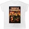 Футболка TROPIC THUNDER Ретро Крутой Подарок Футболка Комедийный Фильм Война Великобритания Унисекс Футболка