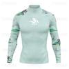 Quick-Dry Long Sleeve Rash Guard Surfing Swimming Freediving Water Sports UV Protection Unisex