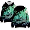 Spring Autumn Men's Hoodies Hollow Knight Silksong Print Sweatshirts Streetwear Loose Pullover Casual Hooded Tops