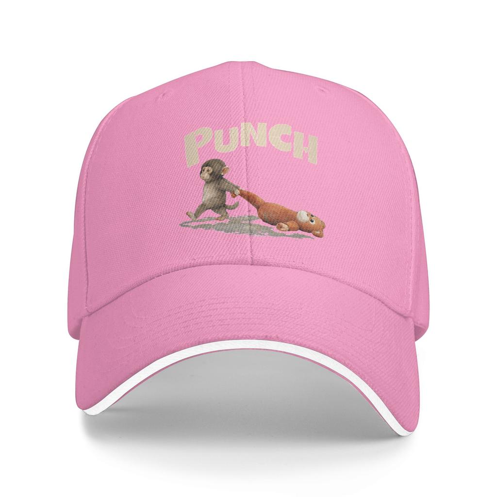Monkey Punch Baby Little Punch Sun Baseball Cap Spring Casual Trucker Hat For Unisex-Teens Outdoor Sport Baseball Caps