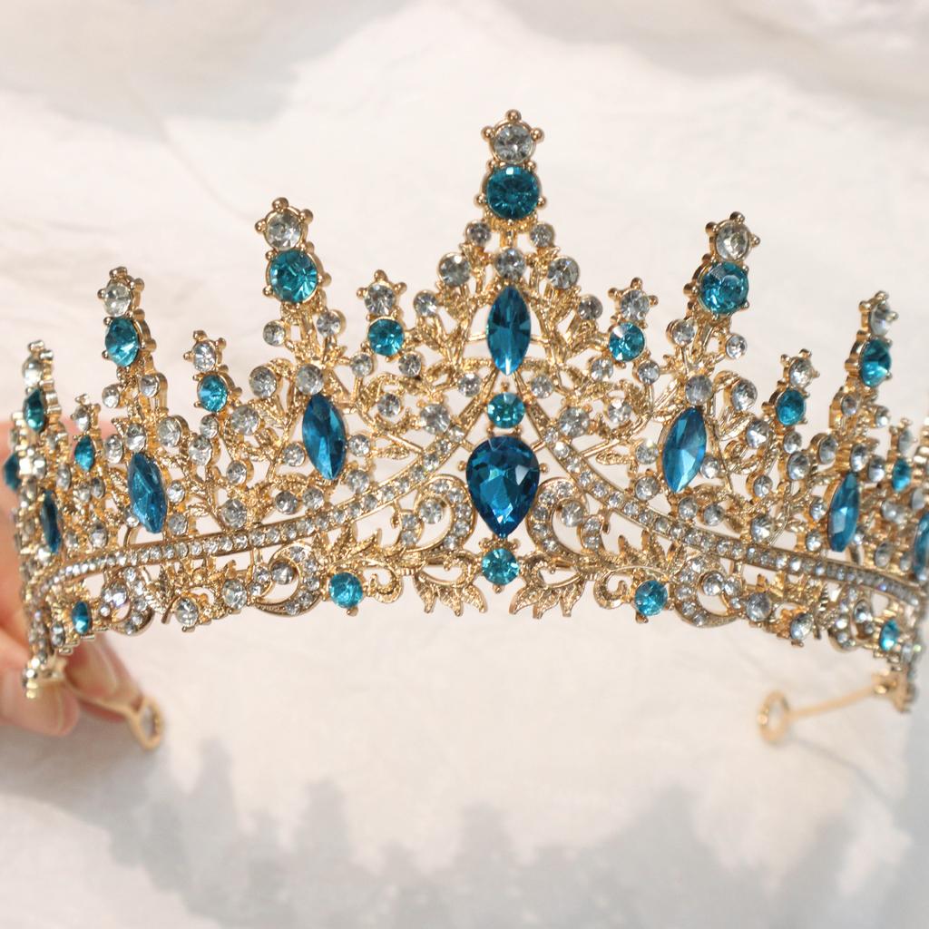 Супер Сказочный Головной Убор Корона для Невест Высококлассная Корона Головной Убор для Вечеринки в честь Дня Рождения Выступление Фотография Свадебное Платье