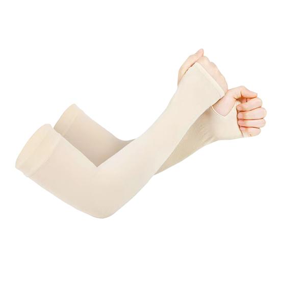 Yousheng 2 пары нарукавников с защитой от ультрафиолета, однотонные, высокоэластичные, супер мягкие, дышащие, впитывающие пот, быстросохнущие, спортивные нарукавники для занятий спортом на открытом воздухе