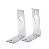 2x Trailer Light Brackets L Shape Parts Pre Drilled Hole Fit Most Trailer