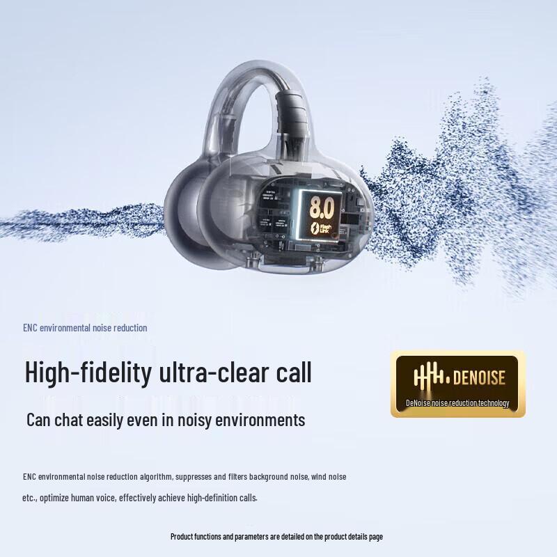 Беспроводные спортивные наушники SANAG S8S AiMax с открытыми ушными раковинами и клипсой Bluetooth