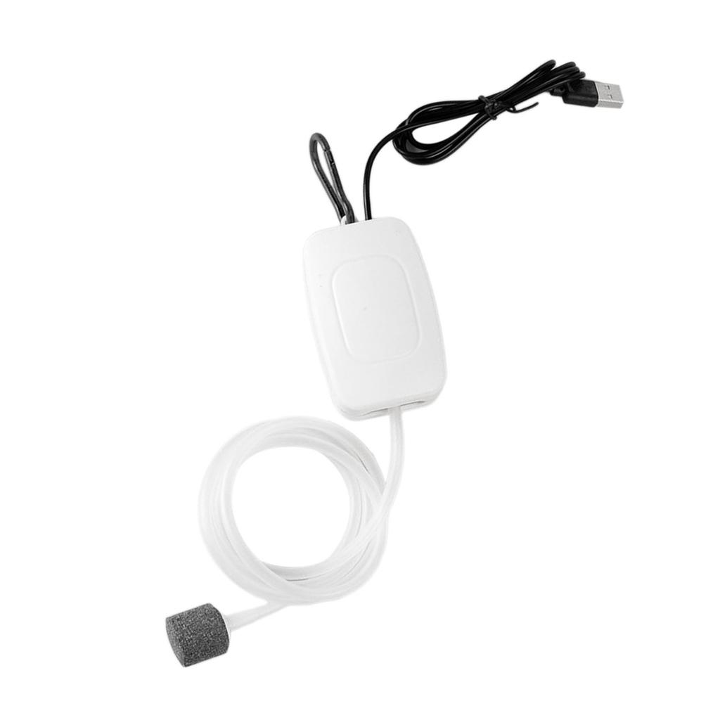 Аквариумный электрический воздушный насос USB Портативный Бесшумный Мини аквариумный воздушный насос для аквариума Одно отверстие