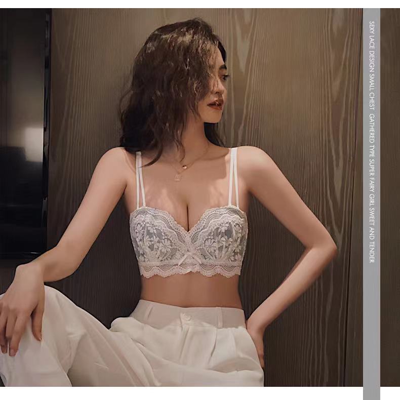 Push Up Bras Women Lace Underwear Floral Lingerie Sexy Ruffles Underwear Girls Fashion Cute Bras