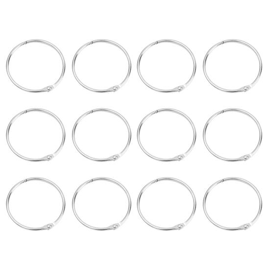 12 шт., кольца для занавески для душа в ванной, устойчивые к ржавчине, гладкие скользящие, плотно закрытые, круглые крючки для занавески для душа с защитой от падения