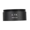 0.7X стереомикроскоп объектив линза HD большой обзор металлический вспомогательный объектив линза для микроскопов