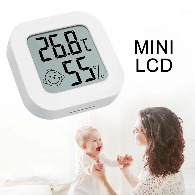 2025 Mini LCD Digital Thermometer Hygrometer Indoor Room Electronic Temperature Humidity Meter Sensor Gauge Weather Station for Home