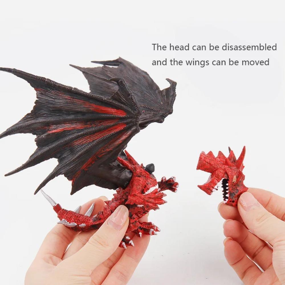 Детские игрушки-фигурки динозавров-монстров, 3D летающий дракон с крыльями для мальчиков, подарок, настольные украшения
