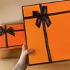 Orange Bow Gift Box Premium Gift Box Wedding Gift Box Birthday Valentine Gift Wrap Gift Box