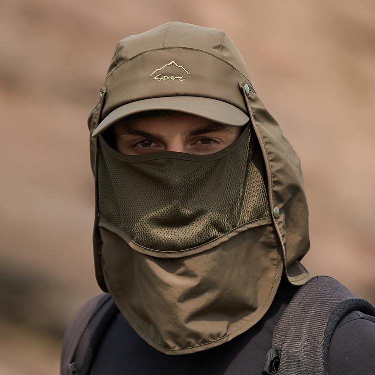 Многофункциональный солнцезащитный козырек, кепка для рыбалки на открытом воздухе, мужская шляпа от солнца, быстросохнущая бейсболка, бейсболка