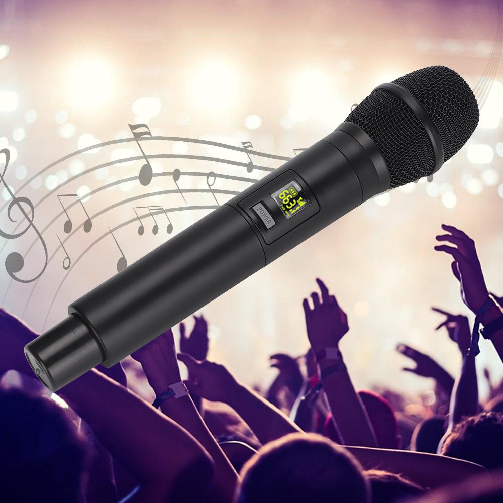 Профессиональный UHF-микрофон, ручной микрофон, для пения на сцене и в офисе