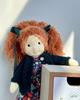 Кукла Вальдорф БлиссфулПикси Ручной работы Ханне Мягкая Девочка Плюшевая Идеально для Детей - 12" Игрушка,
