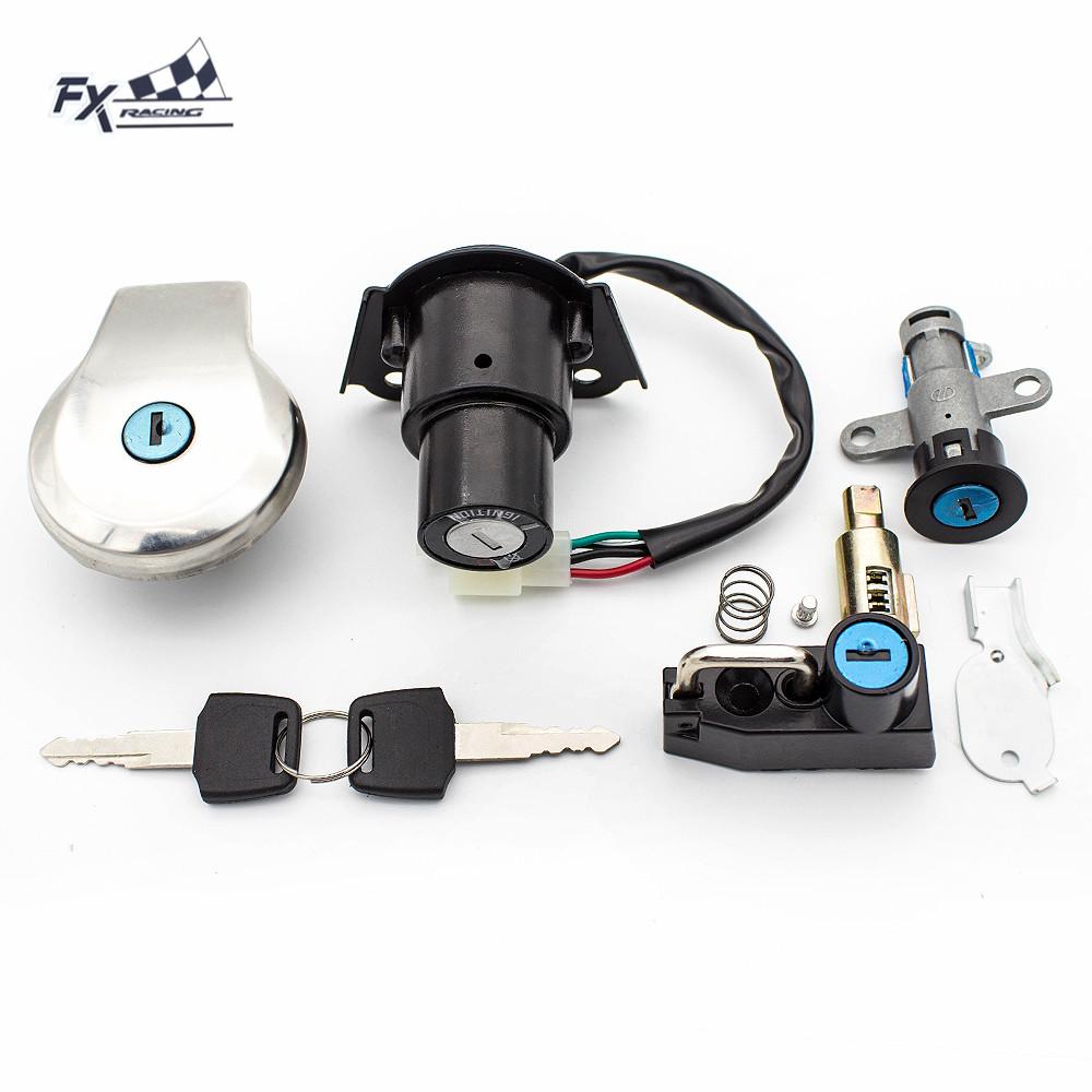 Motorcycle Ignition Switch Lock Fuel Gas Cap Cover Keys For Yamah Virago XV125 XV250 XV535 XV 125 250 535