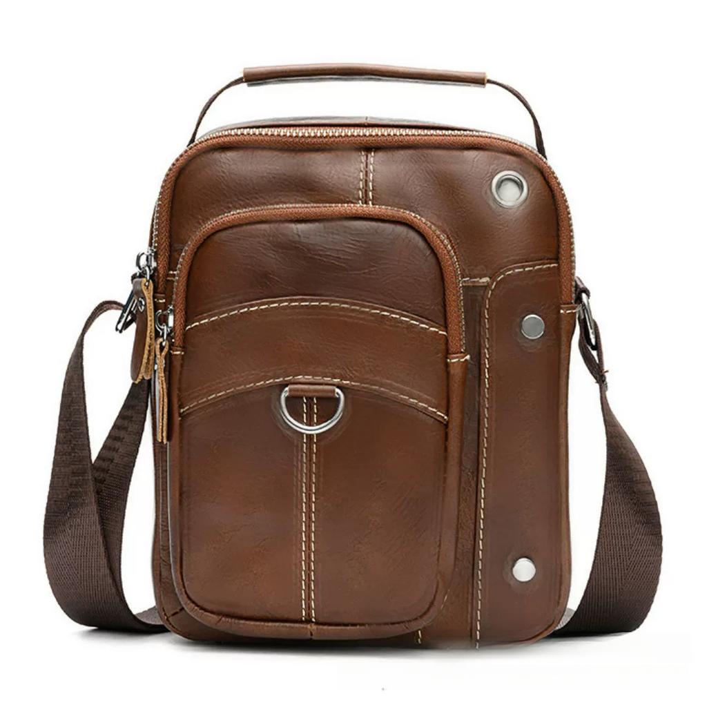 Новая мужская сумка из искусственной кожи на одно плечо, корейская мода, повседневная вертикальная сумка-мессенджер, деловая мужская сумка, мягкая нагрудная сумка