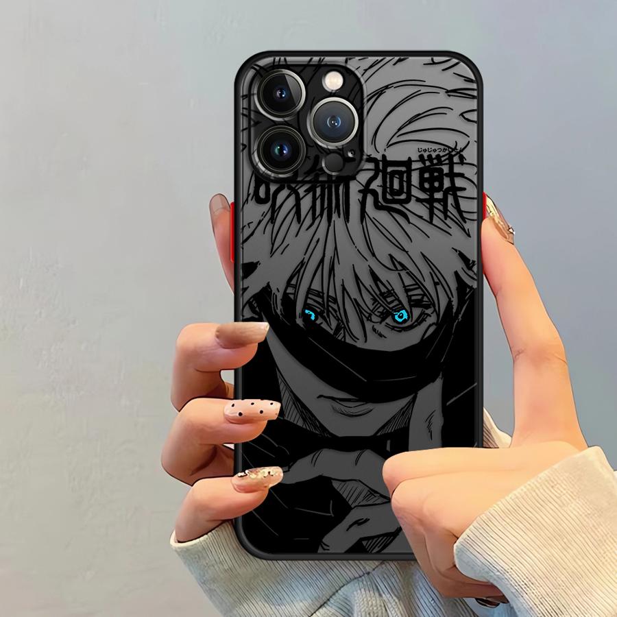 Японский крутой аниме чехол для iPhone 17 Pro Max 13 Mini 15 12 11 7 8 SE 14 16 Plus Air XS XR Funda Задняя крышка телефона