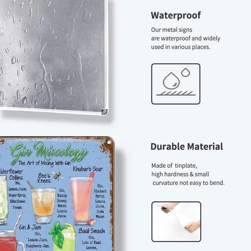 Винтажные постеры, жестяные вывески для коктейлей, металлическая доска, пивная ретро-тарелка, декоративная железная картина для бара, паба, человек, пещерное искусство, Настенный декор