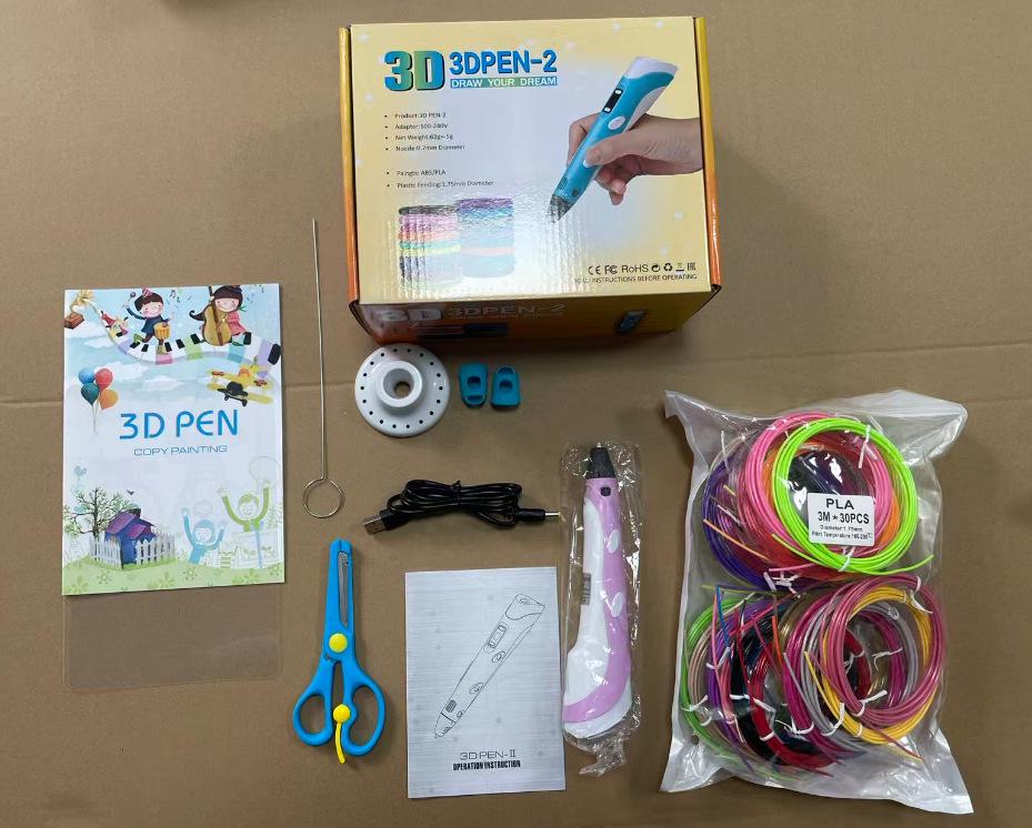 3D-ручка второго поколения для детей - Образовательная игрушка для DIY-стереограффити и рисования