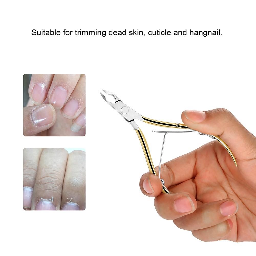 Gold Dead Skin Scissor Heavy Duty Toenail Trimmer Nail Cutter Cuticle Nipper  Toenails Care
