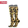 1 Pair Cute Cat Compression Socks Knee High 20-30 Mmhg Fit Medical Edema Diabetes Varicose Veins Running Sports Socks