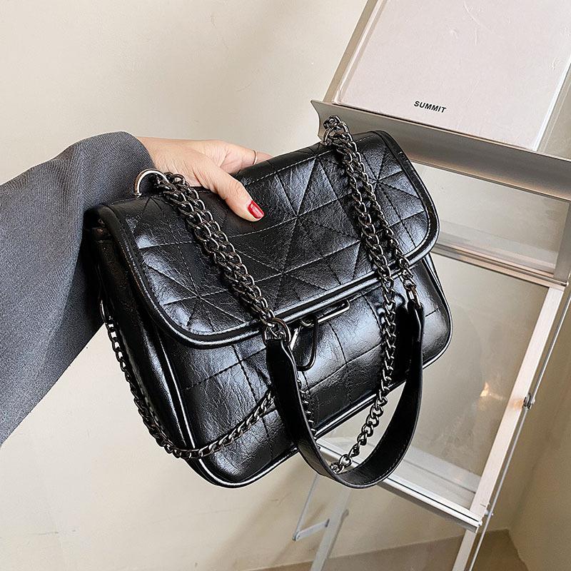 Chain Shopper Tote Handbag Female Designer Underarm Shoulder Bag Large Capacity Messenger Bags for Women Quilted Crossbody Bags