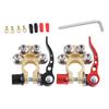 12V Quick Release Terminal Connectors Clip Positive & Negative Auto Car Top Post Battery Terminals Connection Kit for Auto Boat