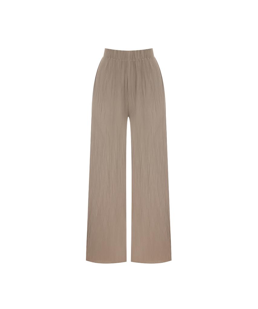 PAIGEFLYNN Elastic Waist Pleated Pants_P6Apt038C