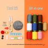 Portable Hand-Sewing Kit with Sturdy Needle and Thread Storage Box