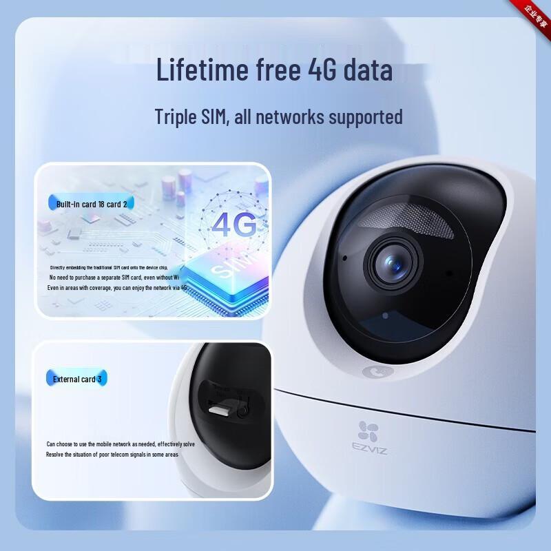 EZVIZ C6c 4K 4G Indoor Surveillance Camera (CN version)
