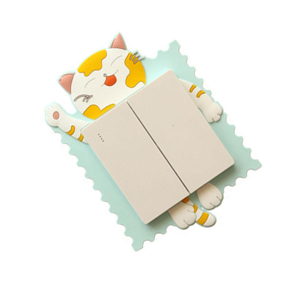 Светящиеся наклейки на выключатель света, антипригарные светящиеся наклейки на выключатель света, защитная крышка, декоративные наклейки на розетку в гостиной