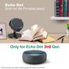 Smart Speaker Stand Suitable for Echo Dot 3rd Desktop Bracket 360 Degrees Adjustable Anti-slip