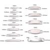 Изогнутый длинный подвес из нержавеющей стали, с двумя отверстиями, разных размеров, основа для ювелирных изделий с возможностью лазерной гравировки